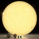 Illustration for article titled Spectacular rendering of the solar system to scale